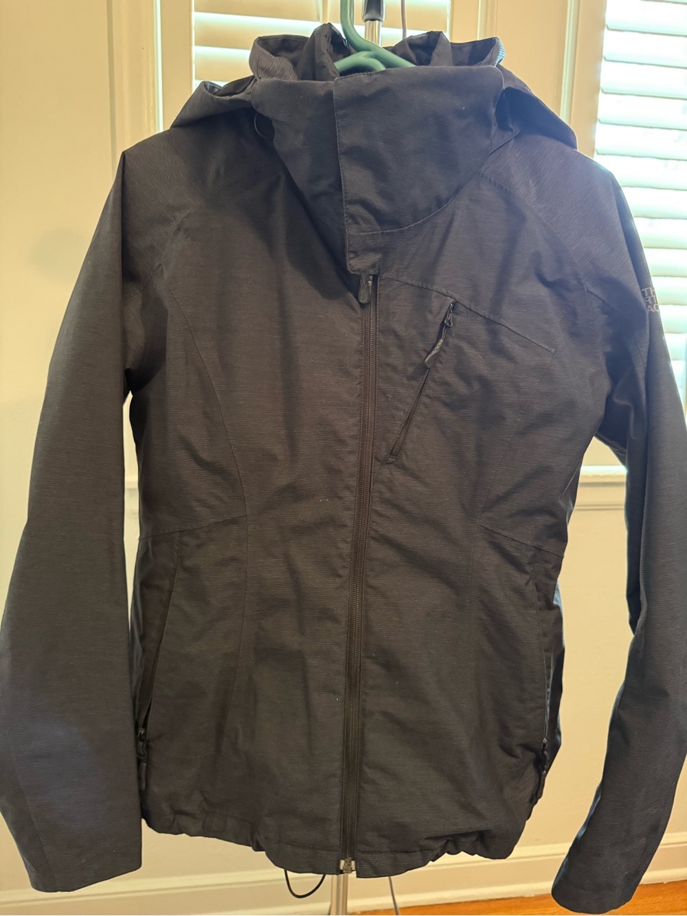 North Face Women triclimate jacket with optional hood Medium